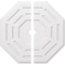Ekena Millwork Westin Architectural Grade PVC Contemporary Ceiling Medallion, Two Piece, 40"OD x 3"ID x 16"C x 1"P CMP40WN2-03000 - alternate 1